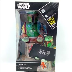 BOBA FETT, ..The ORIGINAL PHONE & CONTROLLER  HOLDER .. BNIP ..🤖